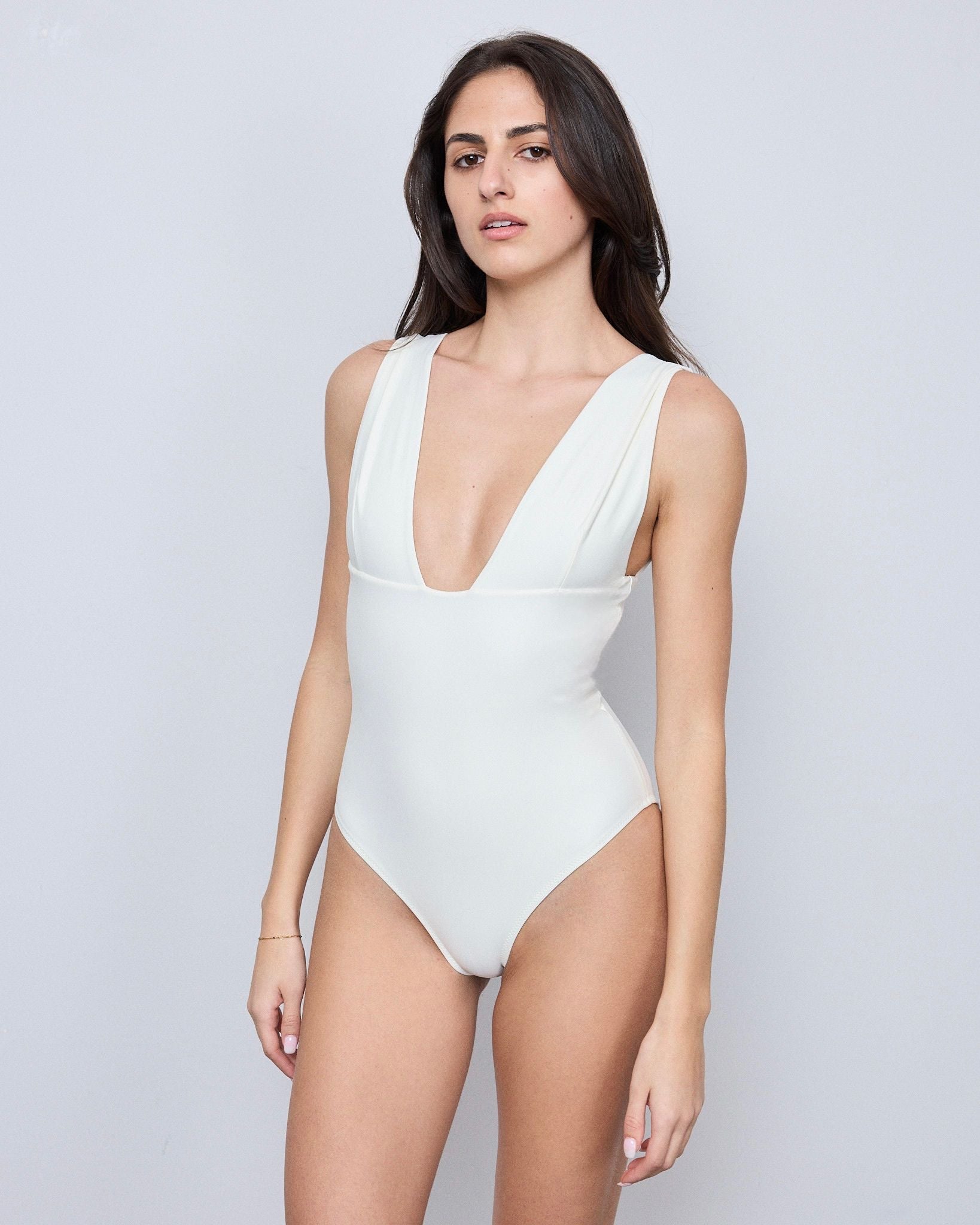 Elissah ivory one-piece Alex Antwerp swimwear