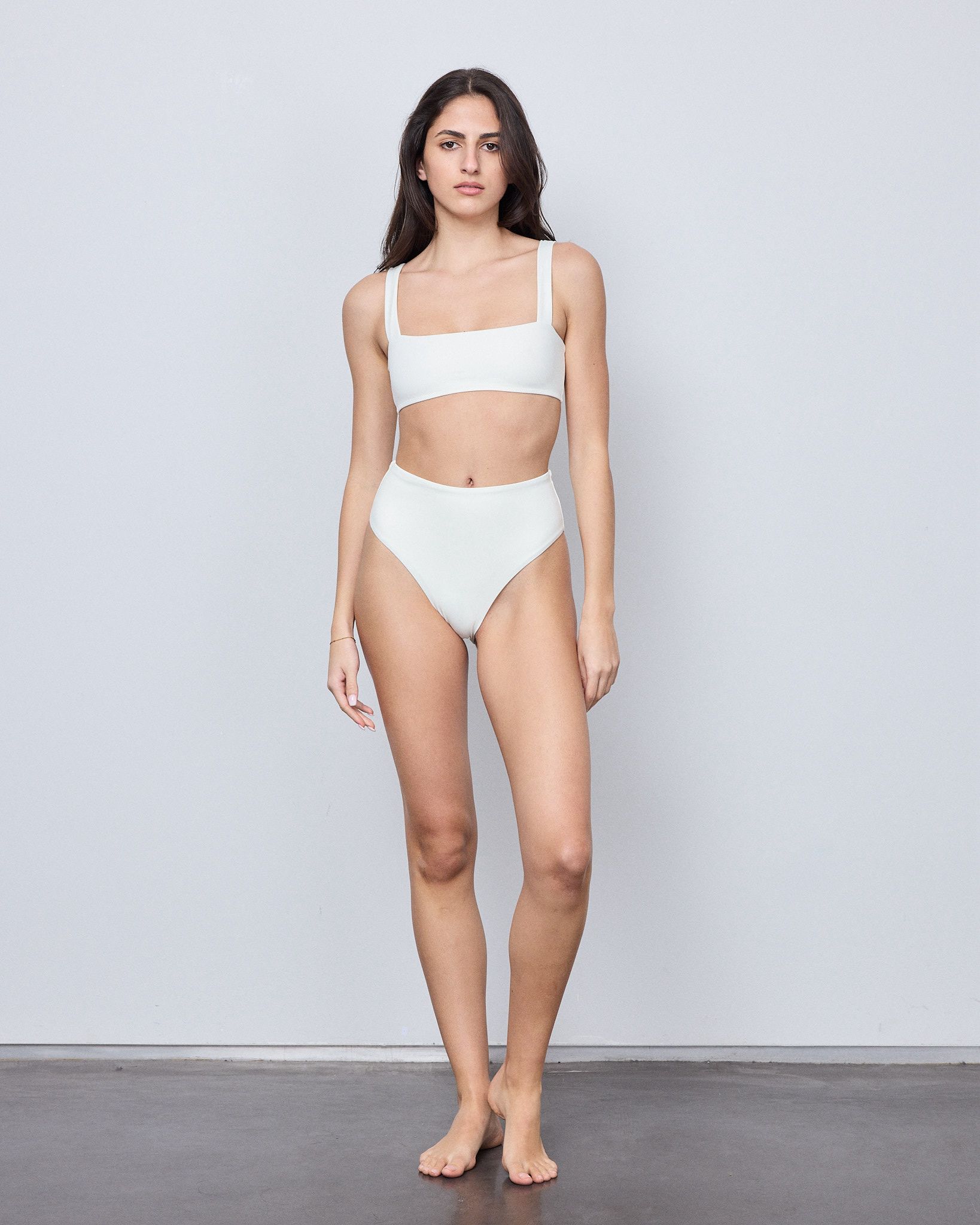 Parisa Bikini White Alex Antwerp Swimwear